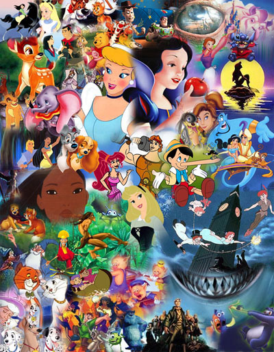 The Wonderful World of Disney!  Disney Characters